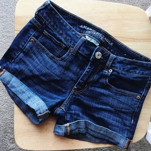American Eagle Midi Jean Shorts